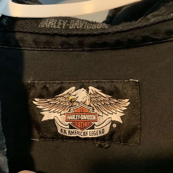 Harley Davidson Long Sleeve Button Down - Picture 2 of 3